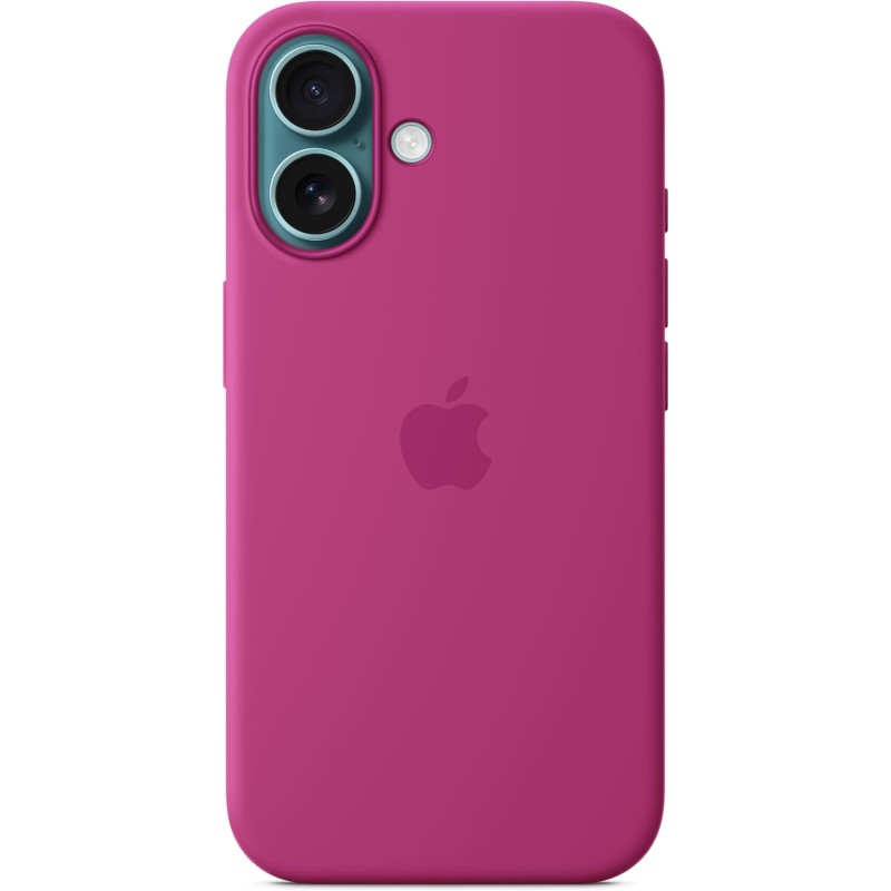 Apple Custodia MagSafe cover in silicone per iPhone 16 - Fucsia - Fucsia Apple Custodia MagSafe cover in silicone per iPhone 16 - Fucsia - Fucsia