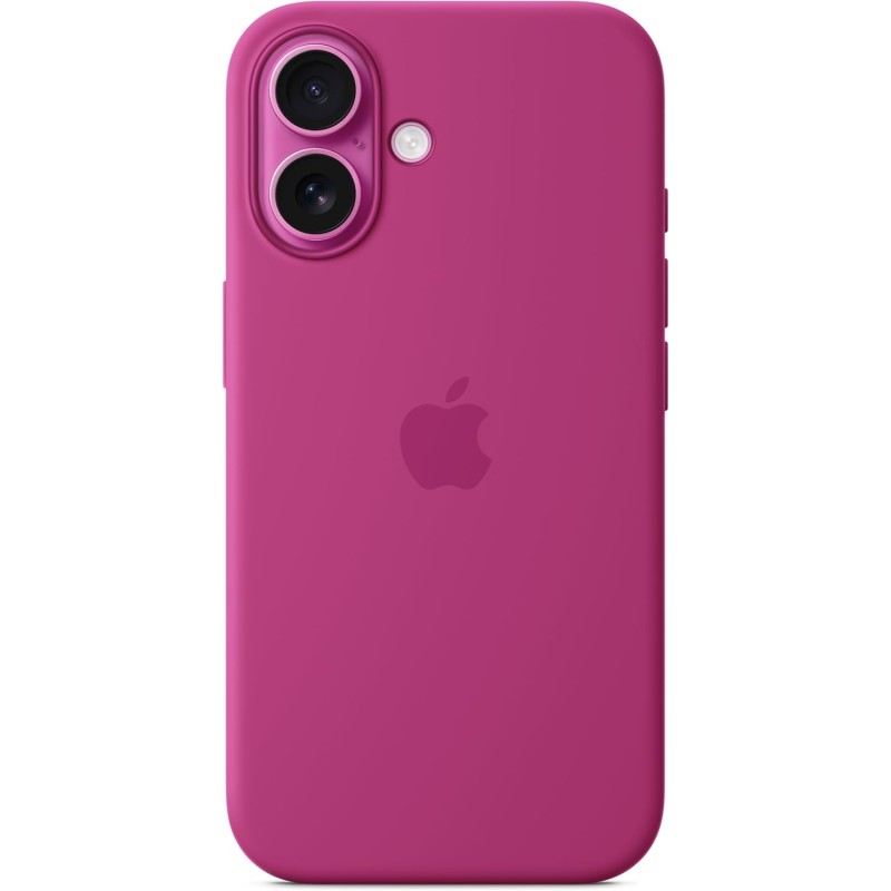 Apple Custodia MagSafe cover in silicone per iPhone 16 - Fucsia - Fucsia Apple Custodia MagSafe cover in silicone per iPhone 16 - Fucsia - Fucsia