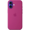 Apple Custodia MagSafe cover in silicone per iPhone 16 - Fucsia - Fucsia Apple Custodia MagSafe cover in silicone per iPhone 16 - Fucsia - Fucsia