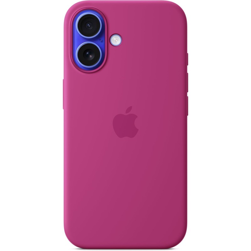 Apple Custodia MagSafe cover in silicone per iPhone 16 - Fucsia - Fucsia Apple Custodia MagSafe cover in silicone per iPhone 16 - Fucsia - Fucsia