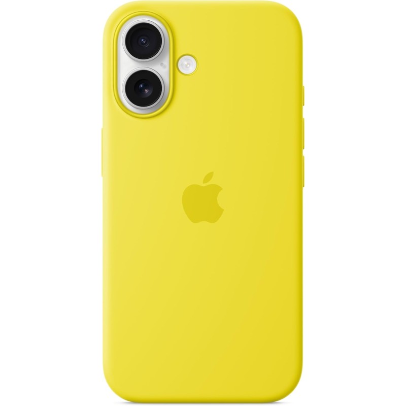 Apple Custodia MagSafe cover in silicone per iPhone 16 - Giallo carambola - Giallo carambola Apple Custodia MagSafe cover in silicone per iPhone 16 - Giallo carambola - Giallo carambola