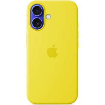 Apple Custodia MagSafe cover in silicone per iPhone 16 - Giallo carambola - Giallo carambola Apple Custodia MagSafe cover in silicone per iPhone 16 - Giallo carambola - Giallo carambola