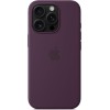 Apple Custodia MagSafe cover in silicone per iPhone 16 Pro - Prugna - Prugna Apple Custodia MagSafe cover in silicone per iPhone 16 Pro - Prugna - Prugna
