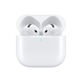 Apple AirPods 4 Auricolari wireless, Auricolari Bluetooth, Audio spaziale personalizzato, Resistenza al sudore e all’acqua, Custodia di ricarica USB-C, Chip H2, Fino a 24 ore di autonomia