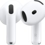 Apple AirPods 4 Auricolari wireless, Auricolari Bluetooth, Audio spaziale personalizzato, Resistenza al sudore e all’acqua, Custodia di ricarica USB-C, Chip H2, Fino a 24 ore di autonomia