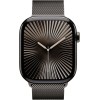 Apple Watch Series 10 GPS + Cellular 46 mm Smartwatch con cassa in titanio color Ardesia e cinturino Sport Loop Ardesia - M/L. Fitness tracker, app ECG, display Retina always-on, Carbon Neutral - cassa 46 mm Ardesia