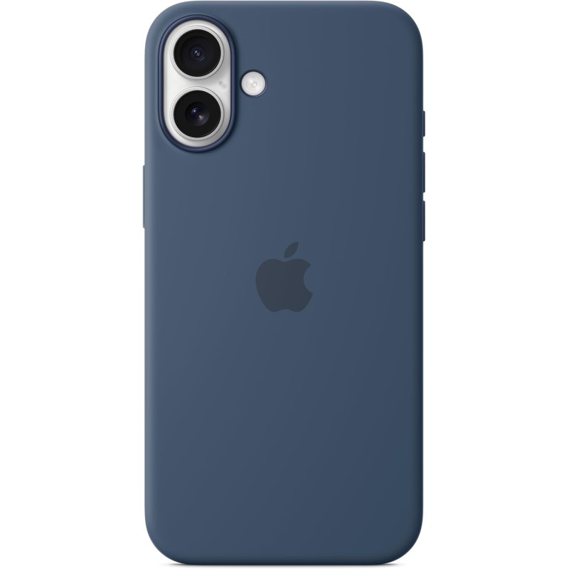 Apple Custodia MagSafe cover in silicone per iPhone 16 Plus - Denim - Denim Apple Custodia MagSafe cover in silicone per iPhone 16 Plus - Denim - Denim