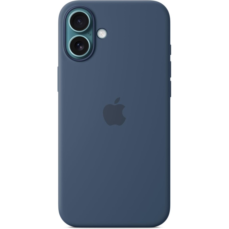 Apple Custodia MagSafe cover in silicone per iPhone 16 Plus - Denim - Denim Apple Custodia MagSafe cover in silicone per iPhone 16 Plus - Denim - Denim