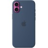 Apple Custodia MagSafe cover in silicone per iPhone 16 Plus - Denim - Denim Apple Custodia MagSafe cover in silicone per iPhone 16 Plus - Denim - Denim