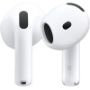 Apple AirPods 4 Auricolari wireless, Auricolari Bluetooth, Cancellazione attiva del rumore, Audio adattivo, Trasparenza, Audio spaziale personalizzato, Custodia di ricarica USB-C, Ricarica wireless