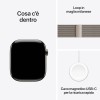 Apple Watch Series 10 GPS + Cellular 46 mm Smartwatch con cassa in titanio color Naturale e cinturino Sport Loop Naturale - M/L. Fitness tracker, app ECG, display Retina always-on, Carbon Neutral - cassa 46 mm Naturale Apple Watch Series 10 GPS + Cellular 46 mm Smartwatch con cassa in titanio color Naturale e cinturino Sport Loop Naturale - M/L. Fitness tracker, app ECG, display Retina always-on, Carbon Neutral - cassa 46 mm Naturale