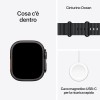Apple Watch Ultra 2 GPS + Cellular 49 mm Sportwatch con robusta cassa in titanio Nero e Ocean Band Nero. Fitness tracker, GPS di precisione, tanta autonomia, luminoso display Retina - Misura unica - Per polsi da 130-200 mm Nero Apple Watch Ultra 2 GPS + Cellular 49 mm Sportwatch con robusta cassa in titanio Nero e Ocean Band Nero. Fitness tracker, GPS di precisione, tanta autonomia, luminoso display Retina - Misura unica - Per polsi da 130-200 mm Nero