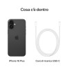 Apple iPhone 16 Plus 128 GB: Telefono 5G con Controllo fotocamera, chip A18 e tanta autonomia in più. Compatibile con AirPods; Nero - 128 GB Nero