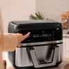 Cecotec Friggitrice ad Aria 9 Litri - Air Fryer Cecofry Dual 9000. 2850W, Dietetica e Digitale, Pannello Tattile, Divisibile in 2, Temperatura Doppia e Regolabile, 6 Modalità, Tecnologia PerfectCook