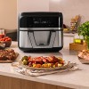 Cecotec Friggitrice ad Aria 9 Litri - Air Fryer Cecofry Dual 9000. 2850W, Dietetica e Digitale, Pannello Tattile, Divisibile in 2, Temperatura Doppia e Regolabile, 6 Modalità, Tecnologia PerfectCook