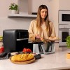 Cecotec Friggitrice ad Aria 9 Litri - Air Fryer Cecofry Dual 9000. 2850W, Dietetica e Digitale, Pannello Tattile, Divisibile in 2, Temperatura Doppia e Regolabile, 6 Modalità, Tecnologia PerfectCook