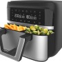 Cecotec Friggitrice ad Aria 9 Litri - Air Fryer Cecofry Dual 9000. 2850W, Dietetica e Digitale, Pannello Tattile, Divisibile in 2, Temperatura Doppia e Regolabile, 6 Modalità, Tecnologia PerfectCook
