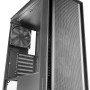 MARSGAMING MC-PMAX, Case Professionale ATX, 4x Ventole FDB 120mm, Pannello Frontale Mesh, Finestra Laterale Vetro Temperato, Semitorre PC Design Doppia Camera, Supporto Raffreddamento Liquido, Nero