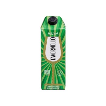 Tavernello Classico Vino Bianco d'Italia, Vino Secco con Profumi Fruttati, 10.5% Vol, Brick da 1,5 L