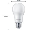 Philips LED Classic E27 confezione da 6 lampade (100 W), lampade LED opache con luce bianca calda, lampade a risparmio energetico con lunga durata