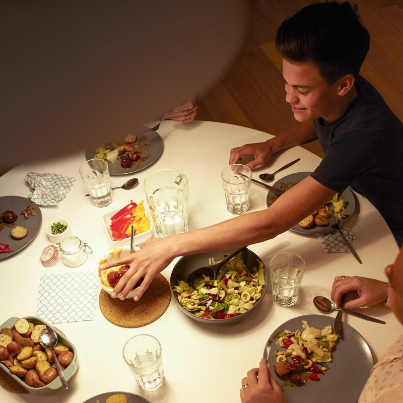 Philips LED Classic E27 confezione da 6 lampade (100 W), lampade LED opache con luce bianca calda, lampade a risparmio energetico con lunga durata