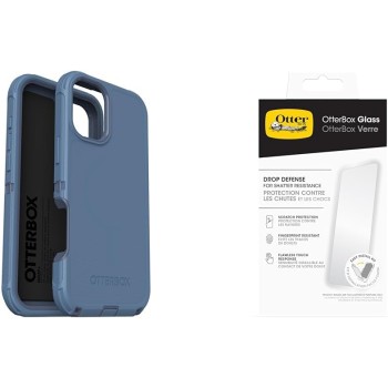 OtterBox Cover Defender Series MagSafe per iPhone 16 Plus, custodia protettiva antiurto, a prova di caduta, protezione estrema, Blu con Protector de pantalla Premium - iPhone 16 Plus Blu OtterBox Cover Defender Series MagSafe per iPhone 16 Plus, custodia protettiva antiurto, a prova di caduta, protezione estrema, Blu con Protector de pantalla Premium - iPhone 16 Plus Blu