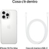 Apple iPhone 16 Pro Max 1 TB - Titanio bianco + Custodia MagSafe trasparente - 1 TB Titanio bianco Apple iPhone 16 Pro Max 1 TB - Titanio bianco + Custodia MagSafe trasparente - 1 TB Titanio bianco