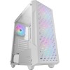 MARSGAMING MC-GEO, Case Gaming ATX, 4x Ventole FRGB Rainbow 12cm, Pannello Frontale Mesh Geometrico, Finestra Laterale Vetro Temperato, Semitorre Doppia Camera, Supporto Raffreddamento Liquido, Bianco MARSGAMING MC-GEO, Case Gaming ATX, 4x Ventole FRGB Rainbow 12cm, Pannello Frontale Mesh Geometrico, Finestra Laterale Vetro Temperato, Semitorre Doppia Camera, Supporto Raffreddamento Liquido, Bianco