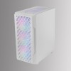 MARSGAMING MC-GEO, Case Gaming ATX, 4x Ventole FRGB Rainbow 12cm, Pannello Frontale Mesh Geometrico, Finestra Laterale Vetro Temperato, Semitorre Doppia Camera, Supporto Raffreddamento Liquido, Bianco MARSGAMING MC-GEO, Case Gaming ATX, 4x Ventole FRGB Rainbow 12cm, Pannello Frontale Mesh Geometrico, Finestra Laterale Vetro Temperato, Semitorre Doppia Camera, Supporto Raffreddamento Liquido, Bianco