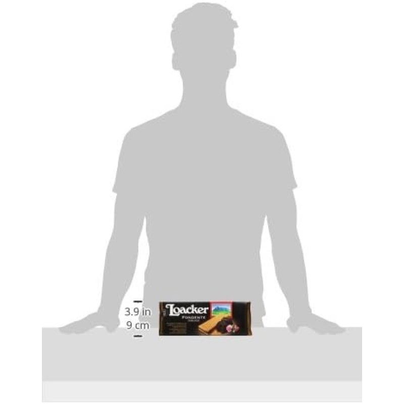 Loacker - Wafer Thins Fondente - Wafer Sottile e Fragrante con due Strati di Cialde Farcite con uno Strato di Crema al Cioccolato Fondente – Colazione - Merenda e Snack - 1 Confezione da 750g Loacker - Wafer Thins Fondente - Wafer Sottile e Fragrante con due Strati di Cialde Farcite con uno Strato di Crema al Cioccolato Fondente – Colazione - Merenda e Snack - 1 Confezione da 750g