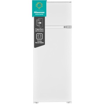 Hisense RI1P205NEWE Frigorifero Combinato Incasso 205 Litri, Statico, 1 cassetto, Porte reversibili, LED, Classe E, Bianco - 205 litri