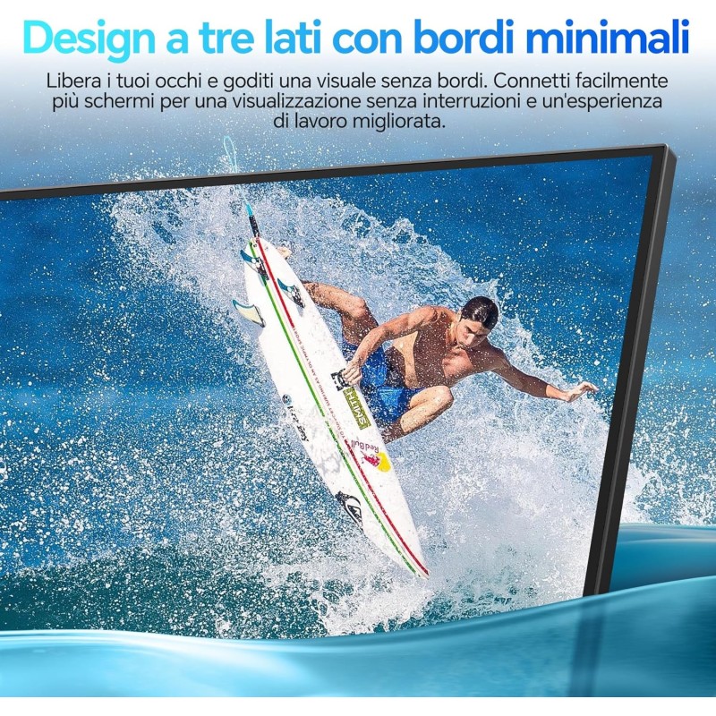 KOORUI E2212F Monitor PC 21.45 pollici, Full HD VA 100HZ, 5ms, 1920x1080, Schermo PC HDMI1.4 e VGA, VESA 100x100 mm, Inclinazione Regolabile, Pannello ultra Sottile - 21.45 Pollici KOORUI E2212F Monitor PC 21.45 pollici, Full HD VA 100HZ, 5ms, 1920x1080, Schermo PC HDMI1.4 e VGA, VESA 100x100 mm, Inclinazione Regolabile, Pannello ultra Sottile - 21.45 Pollici