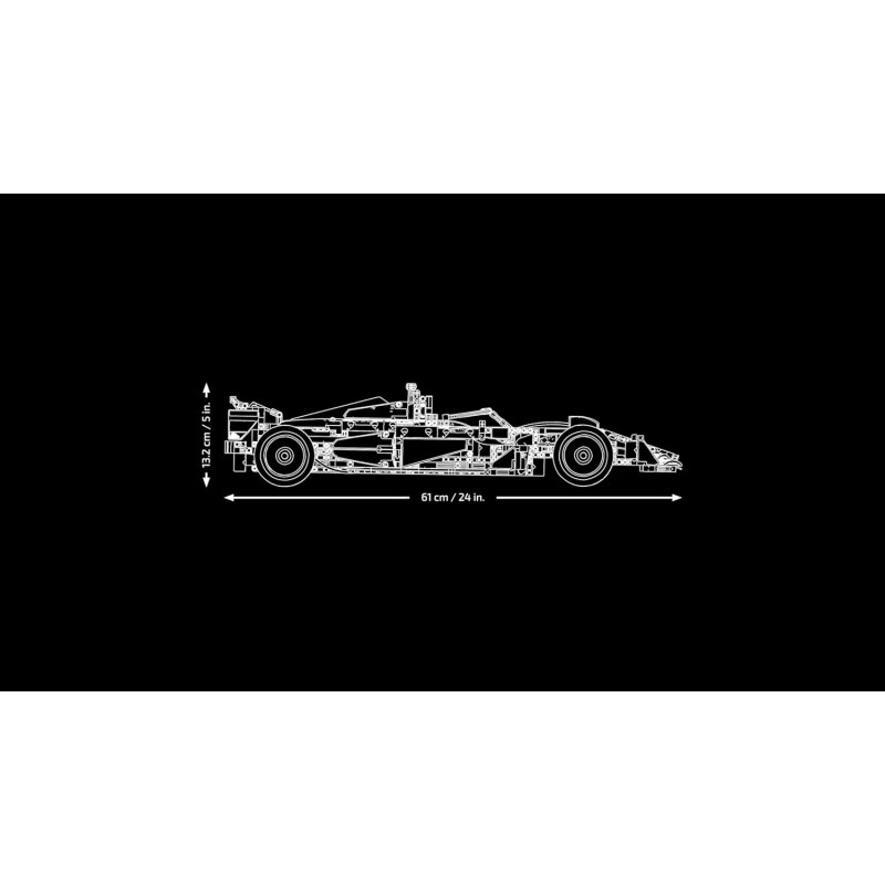 LEGO Technic 42207 F1 Ferrari SF-24 1:8 Scale Formula 1 Collectible Car Model with V6 Engine, Gearbox, Steering and DRS, Gift Idea for Adults, Men and Women Motorsport Fan LEGO Technic 42207 F1 Ferrari SF-24 1:8 Scale Formula 1 Collectible Car Model with V6 Engine, Gearbox, Steering and DRS, Gift Idea for Adults, Men and Women Motorsport Fan