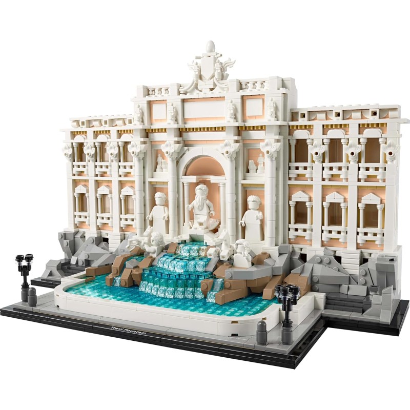 LEGO Architecture Fontana di Trevi - Model Kit of Baroque Monuments with Facade of Palazzo Poli and Sculptures - DIY for Adults Collectible - Gift for Men or Women Lovers of History - 21062