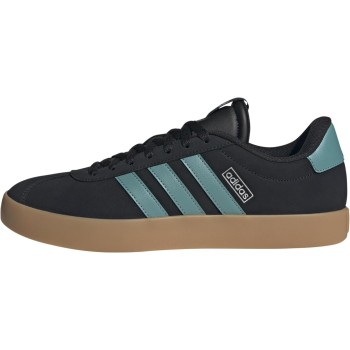 Adidas VL Court 3.0 Shoes SneakerUomo - 36 2/3 EU Core Black Powder Teal Silver Metallic
