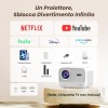 Proiettore【Suono di JBL & 700 ANSI】Yaber 1080P Full HD Proiettore Portatile, Proiettore WiFi6 Bluetooth【Autofocus Senza Ostacoli】Videoproiettore Home Cinema per TV Stick/HDMI/USB/PC/PS5 - Misty White Proiettore【Suono di JBL & 700 ANSI】Yaber 1080P Full HD Proiettore Portatile, Proiettore WiFi6 Bluetooth【Autofocus Senza Ostacoli】Videoproiettore Home Cinema per TV Stick/HDMI/USB/PC/PS5 - Misty White