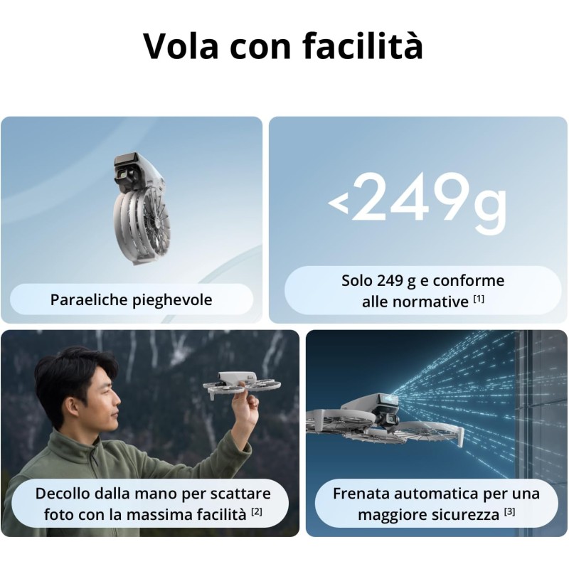 DJI Flip Combo Fly More (RC2 con schermo), drone con fotocamera UHD 4K per adulti, decollo dalla mano, ritorno automatico, volo intelligente, 3 batterie per un'autonomia di volo di 93 minuti