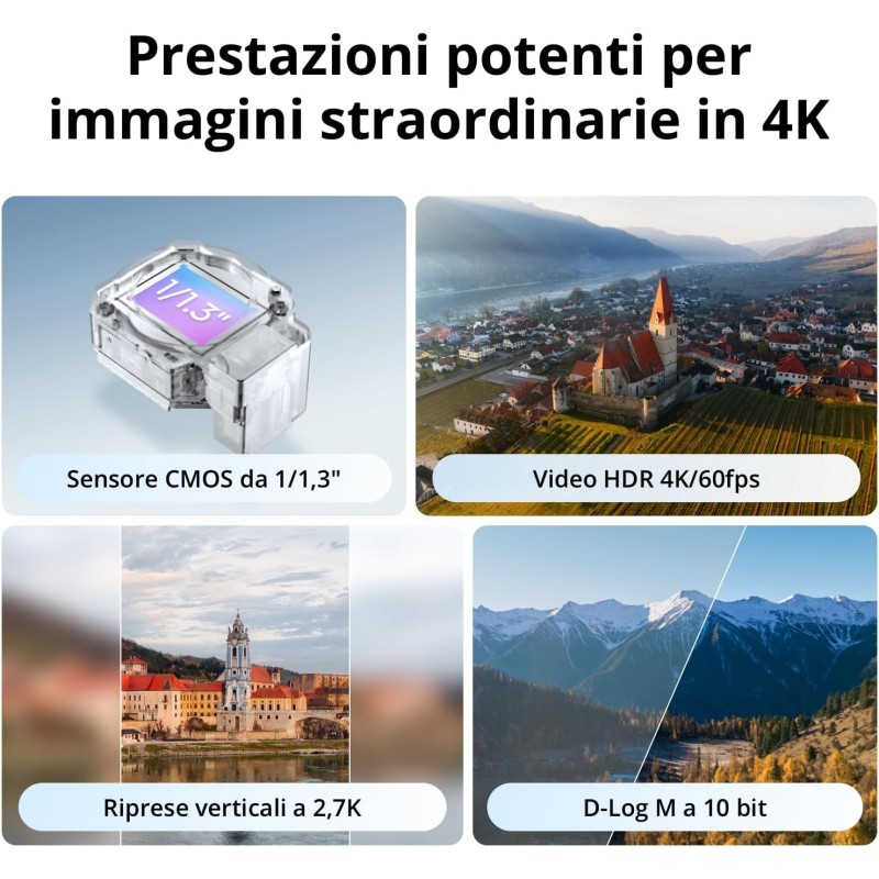 DJI Flip Combo Fly More (RC2 con schermo), drone con fotocamera UHD 4K per adulti, decollo dalla mano, ritorno automatico, volo intelligente, 3 batterie per un'autonomia di volo di 93 minuti