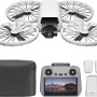 DJI Flip Combo Fly More (RC2 con schermo), drone con fotocamera UHD 4K per adulti, decollo dalla mano, ritorno automatico, volo intelligente, 3 batterie per un'autonomia di volo di 93 minuti