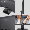 MSI PRO MP273U Monitor da ufficio da 27" UHD IPS 3840 x 2160, PIP/PBP, Ampia gamma di colori, Schermo Eye-Friendly, Altoparlanti integrati, Regolabile in inclinazione - HDMI 2.0b, DP (1.4a), Nero - 27" Nero MSI PRO MP273U Monitor da ufficio da 27" UHD IPS 3840 x 2160, PIP/PBP, Ampia gamma di colori, Schermo Eye-Friendly, Altoparlanti integrati, Regolabile in inclinazione - HDMI 2.0b, DP (1.4a), Nero - 27" Nero