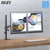 MSI PRO MP273U Monitor da ufficio da 27" UHD IPS 3840 x 2160, PIP/PBP, Ampia gamma di colori, Schermo Eye-Friendly, Altoparlanti integrati, Regolabile in inclinazione - HDMI 2.0b, DP (1.4a), Nero - 27" Nero MSI PRO MP273U Monitor da ufficio da 27" UHD IPS 3840 x 2160, PIP/PBP, Ampia gamma di colori, Schermo Eye-Friendly, Altoparlanti integrati, Regolabile in inclinazione - HDMI 2.0b, DP (1.4a), Nero - 27" Nero