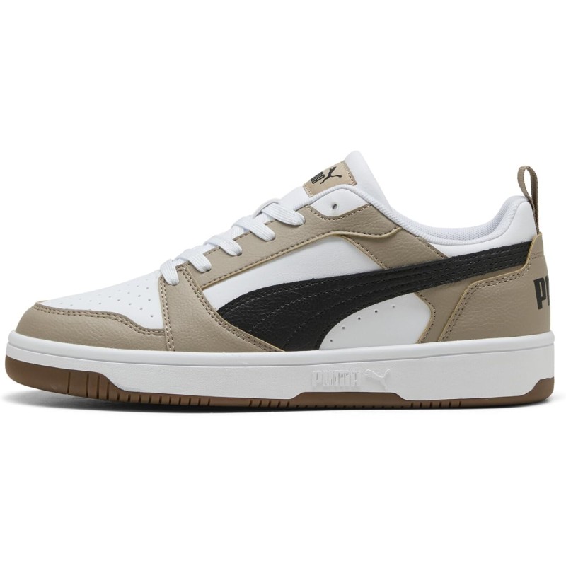 PUMA Rebound V6 Low SneakerUnisex - Adulto - 40.5 EU Puma White Puma Black Ice Coffee PUMA Rebound V6 Low SneakerUnisex - Adulto - 40.5 EU Puma White Puma Black Ice Coffee