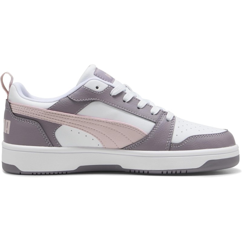 PUMA Rebound V6 Low SneakerUnisex - Adulto - 40.5 EU Puma White Mauve Mist Plum Jam PUMA Rebound V6 Low SneakerUnisex - Adulto - 40.5 EU Puma White Mauve Mist Plum Jam