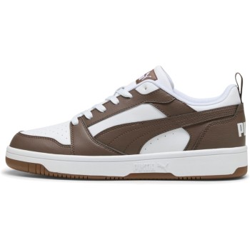 PUMA Rebound V6 Low SneakerUnisex - Adulto - 40.5 EU Puma White Flat Bronze Gum