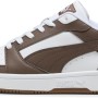 PUMA Rebound V6 Low SneakerUnisex - Adulto - 39 EU Puma White Flat Bronze Gum