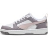 PUMA Rebound V6 Low SneakerUnisex - Adulto - 45 EU Puma White Mauve Mist Plum Jam