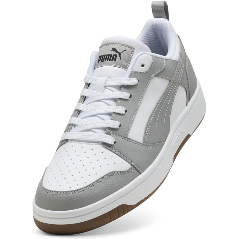 PUMA Rebound V6 Low SneakerUnisex - Adulto - 36.5 EU Puma White Gray Echo Puma Black PUMA Rebound V6 Low SneakerUnisex - Adulto - 36.5 EU Puma White Gray Echo Puma Black