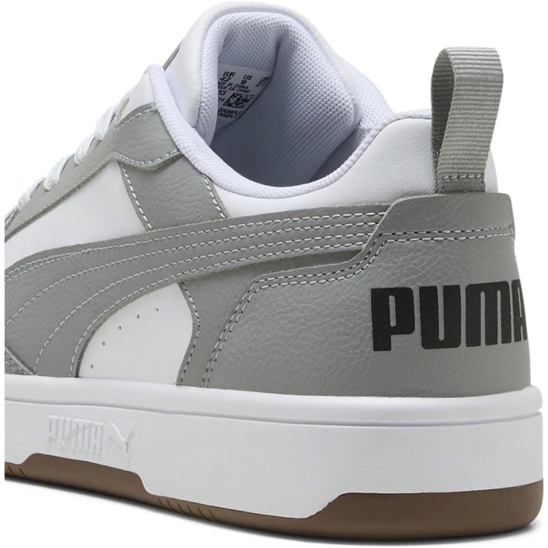 PUMA Rebound V6 Low SneakerUnisex - Adulto - 36.5 EU Puma White Gray Echo Puma Black PUMA Rebound V6 Low SneakerUnisex - Adulto - 36.5 EU Puma White Gray Echo Puma Black