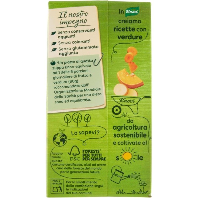 Knorr Vellutata di Zucca, Piatti Pronti Knorr con Ingredienti 100% Naturali, Senza Coloranti e Senza Conservanti Aggiunti, Ricco di Fibre, Vegetariano, Confezione da 5000ml - 500 ml (Confezione da 10) Knorr Vellutata di Zucca, Piatti Pronti Knorr con Ingredienti 100% Naturali, Senza Coloranti e Senza Conservanti Aggiunti, Ricco di Fibre, Vegetariano, Confezione da 5000ml - 500 ml (Confezione da 10)