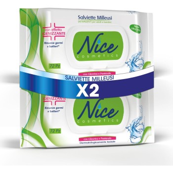 Diva International Milleusi Igienizzanti, Fresche e Idratanti sulla Pelle Con Glicerina e Pantenolo, 2 Confezioni da 72 Salviette Umidificate - 1 unità (Confezione da 2) Diva International Milleusi Igienizzanti, Fresche e Idratanti sulla Pelle Con Glicerina e Pantenolo, 2 Confezioni da 72 Salviette Umidificate - 1 unità (Confezione da 2)